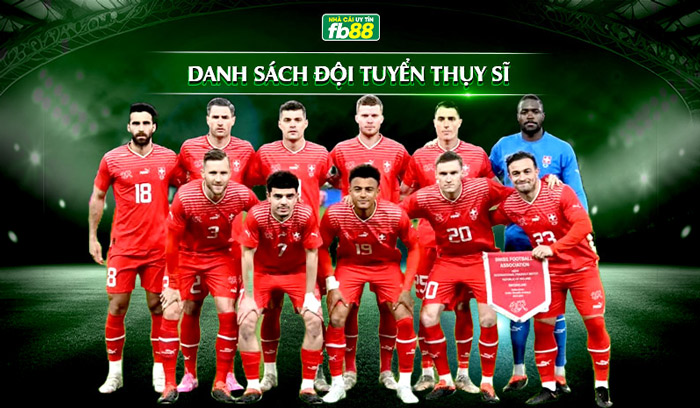 Danh sách đội tuyển Thụy sĩ Euro 2024 dự kiế