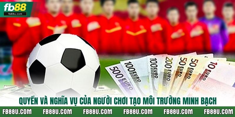 Quyền và nghĩa vụ của người chơi tạo môi trường minh bạch