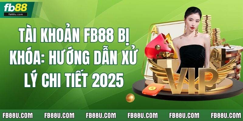 Tài Khoản Fb88 Bị Khóa - Hướng Dẫn Xử Lý Chi Tiết 2025